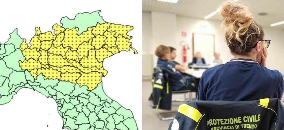 Maltempo, la protezione civile: “Allerta gialla su 5 Regioni, temporali e rovesci su tutto l’arco alpino”